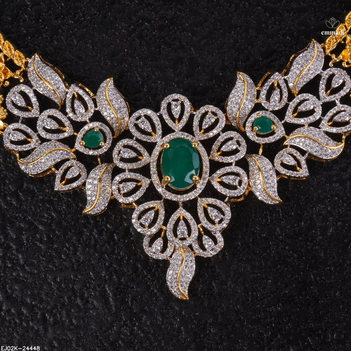 Short Necklace Premium Cz