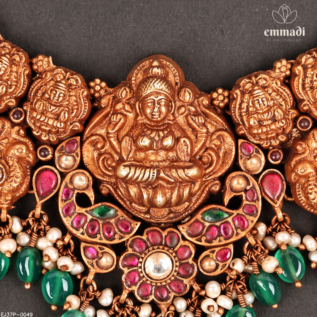 Short Necklace Kundan Nakshi