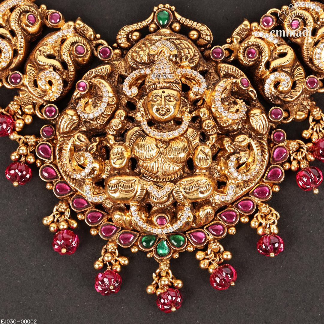 Short Necklace Kundan Nakshi