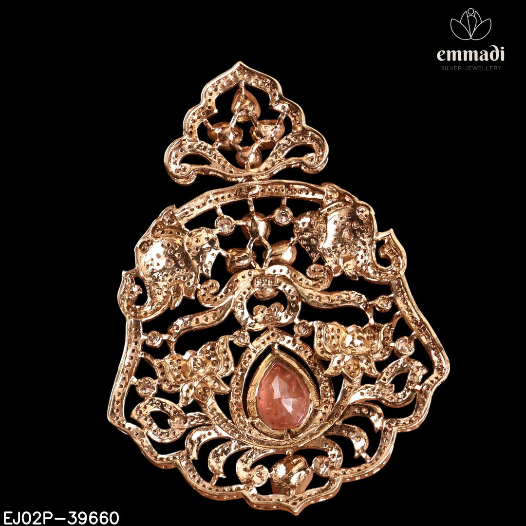 Pendant Brouch Moissanite