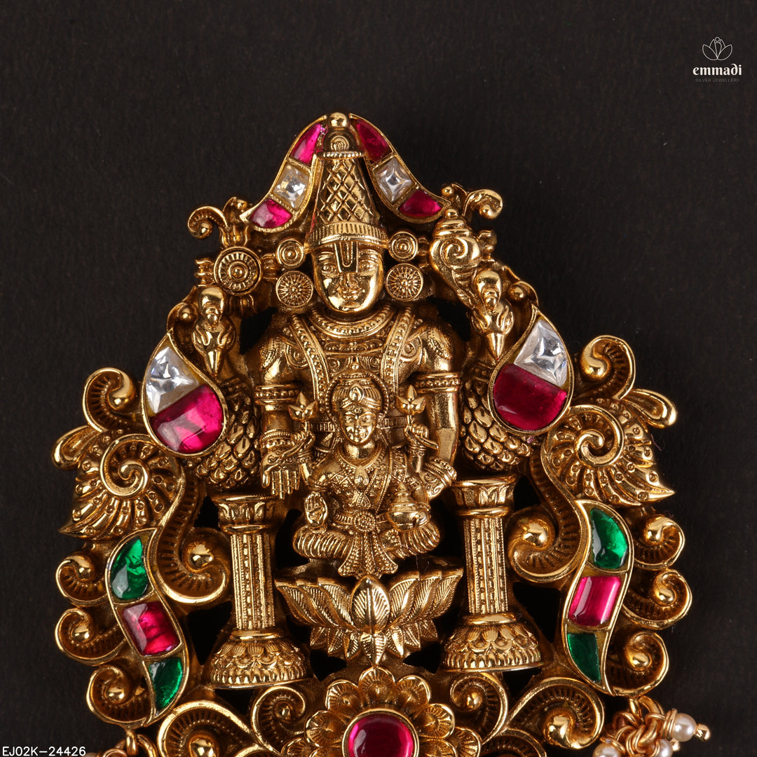 Pendant Premium Kundan Nakshi