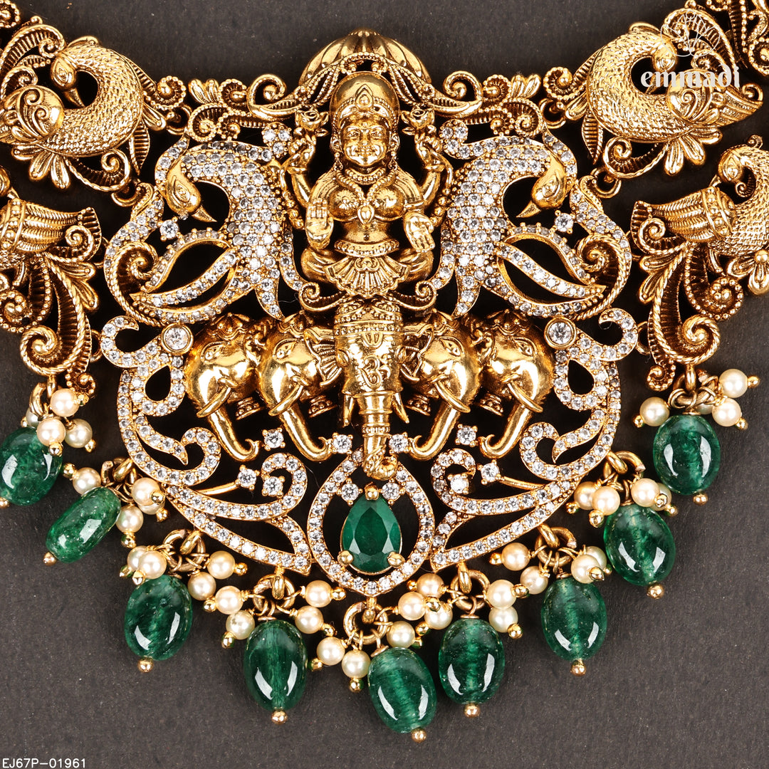 Short Necklace Premium Nakshi