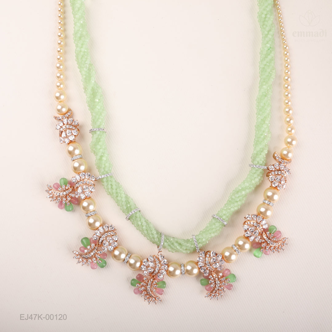 Short Necklace Gem Stone