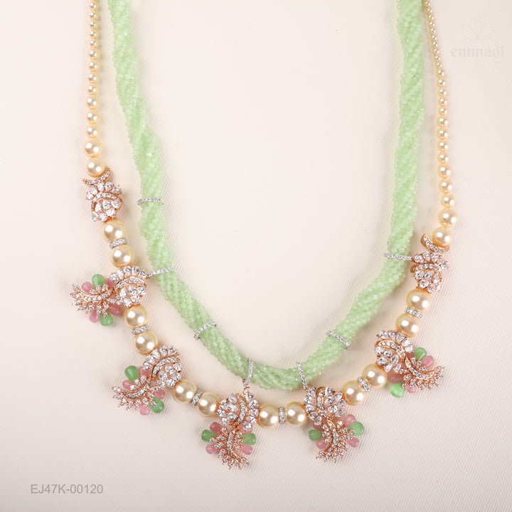 Short Necklace Gem Stone