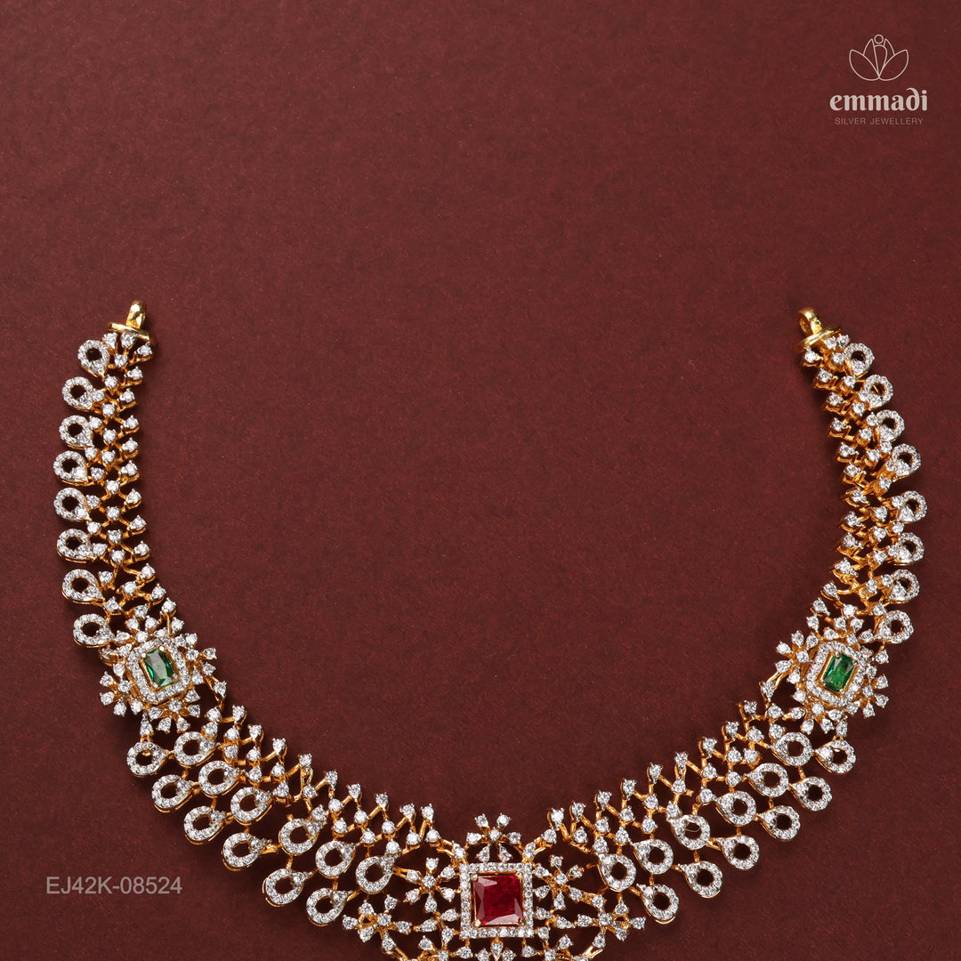Short Necklace Premium Cz