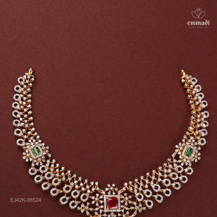 Short Necklace Premium Cz