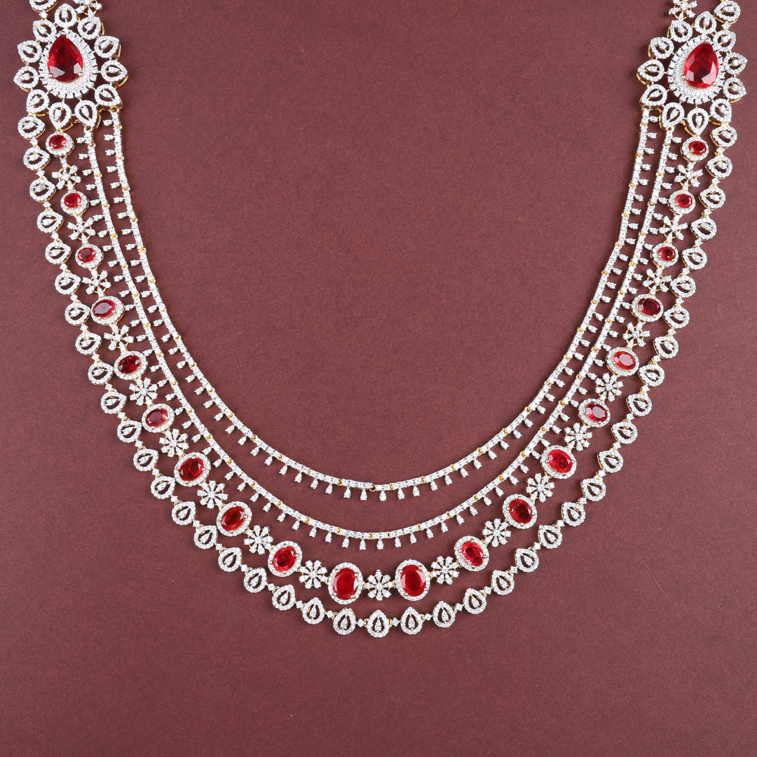 Long Necklace Premium Cz