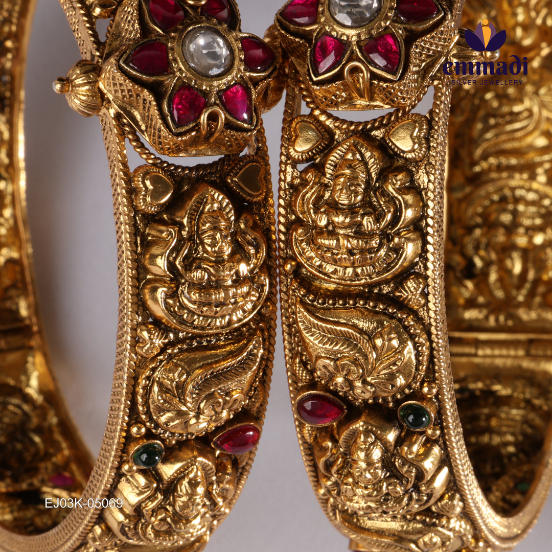 Bangles Kundan Nakshi