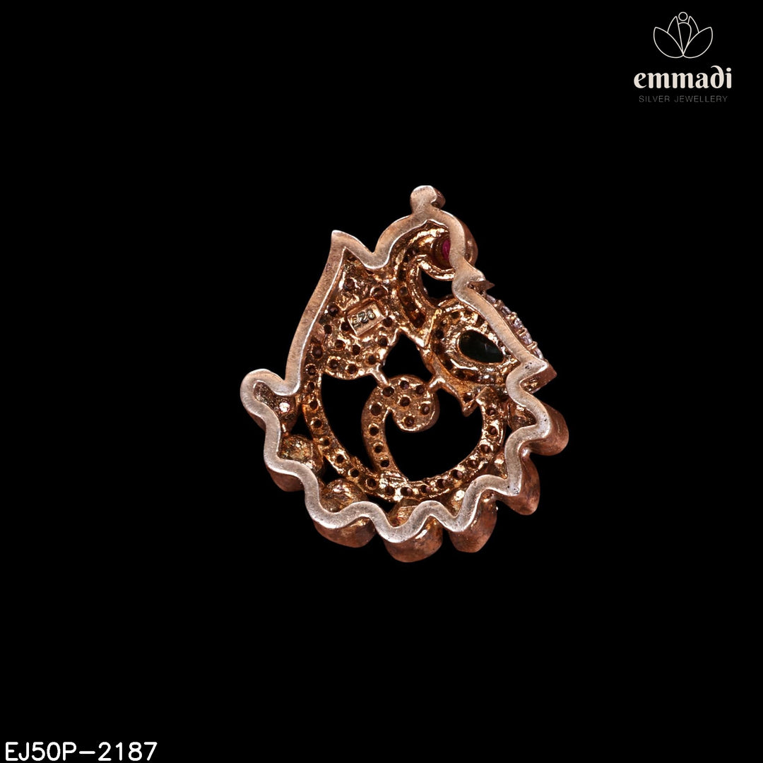 Pendant Brouch Moissanite