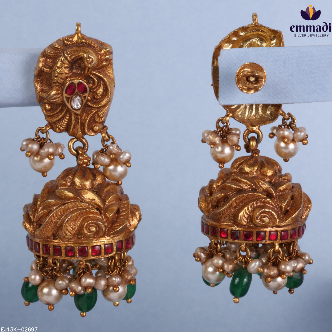 Jhumka Kundan Nakshi