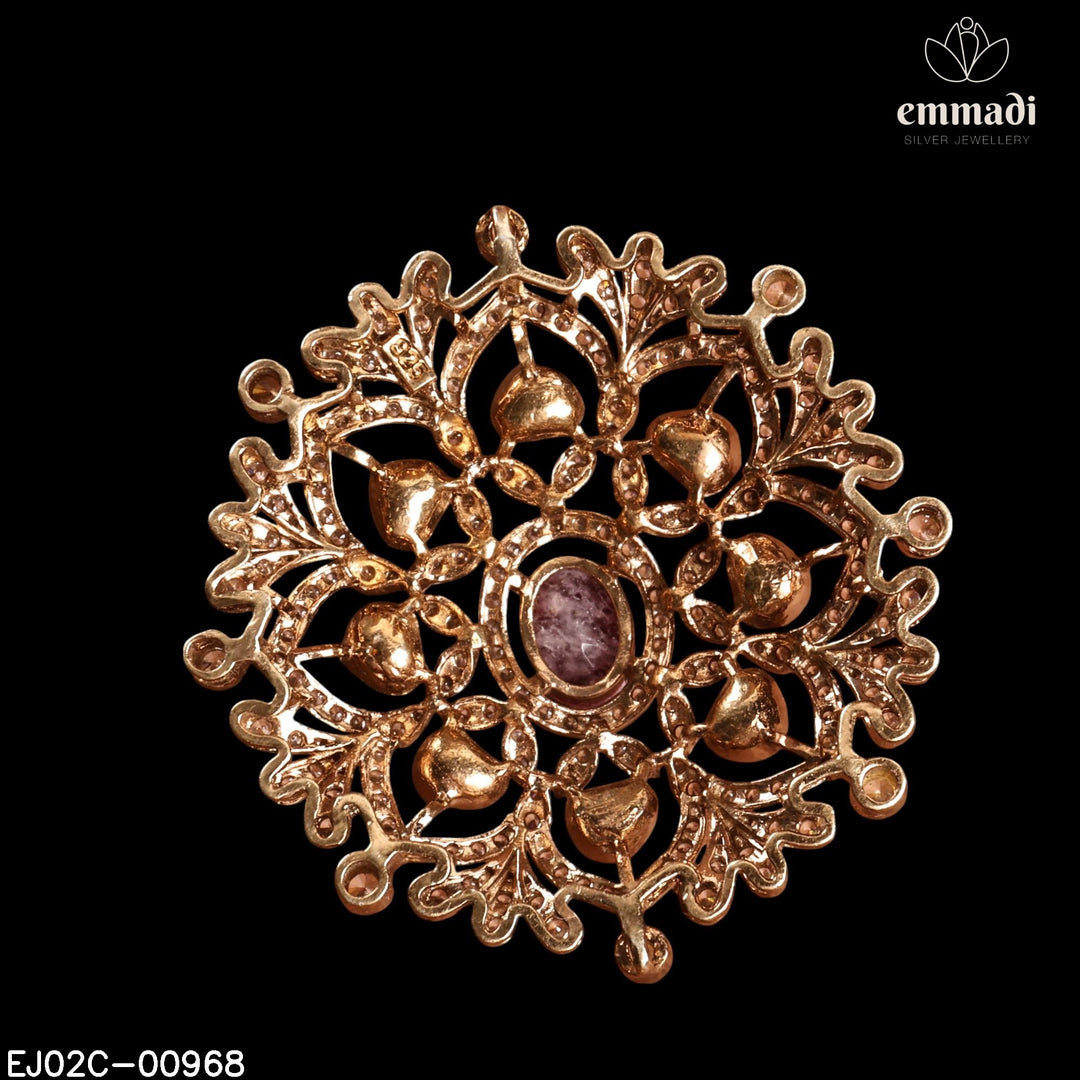 Pendant Brouch Moissanite