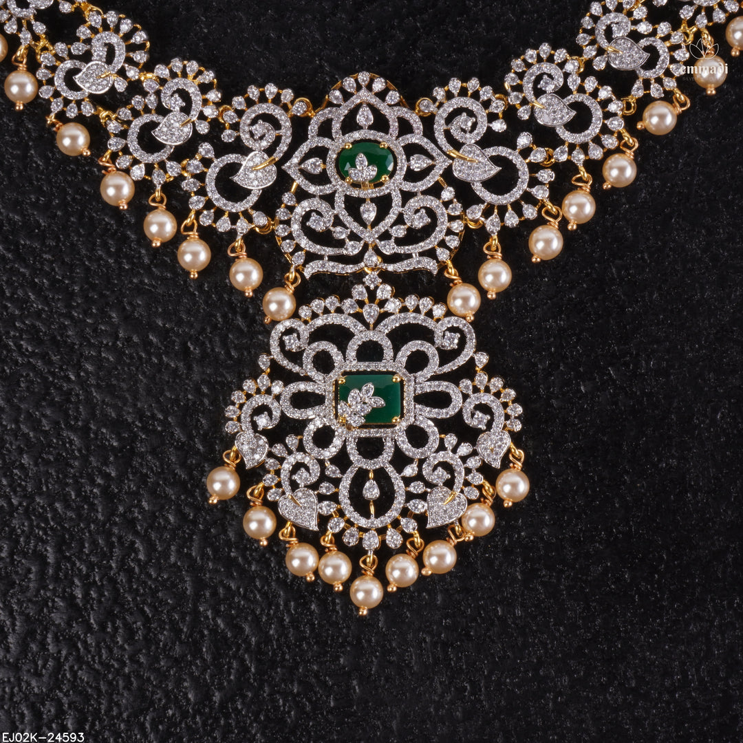 Short Necklace Premium Cz