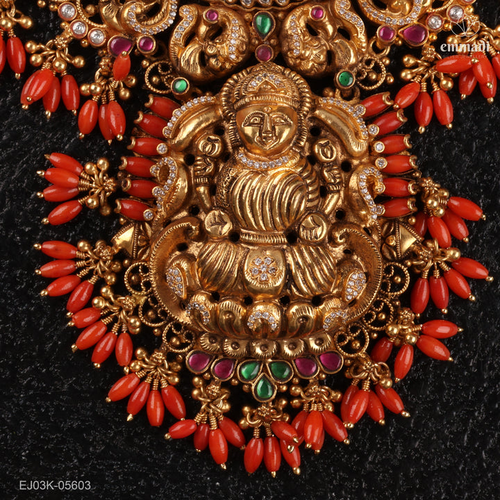 Long Necklace Kundan Nakshi