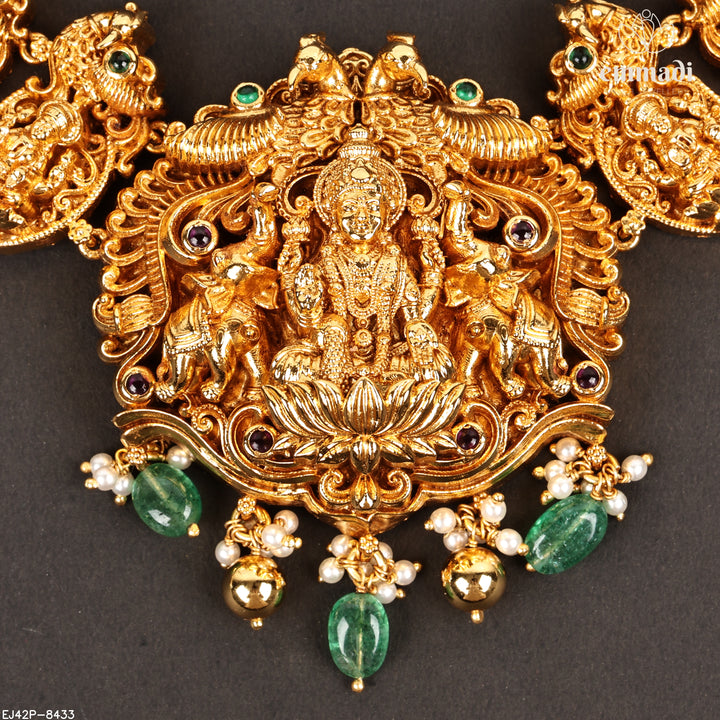 Short Necklace Premium Nakshi