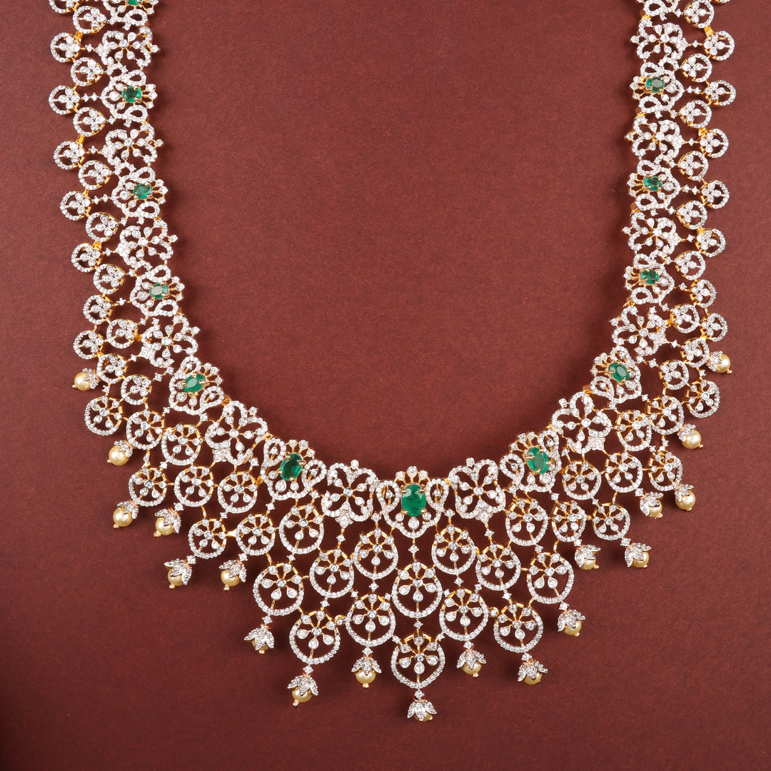 Long Necklace Premium Cz