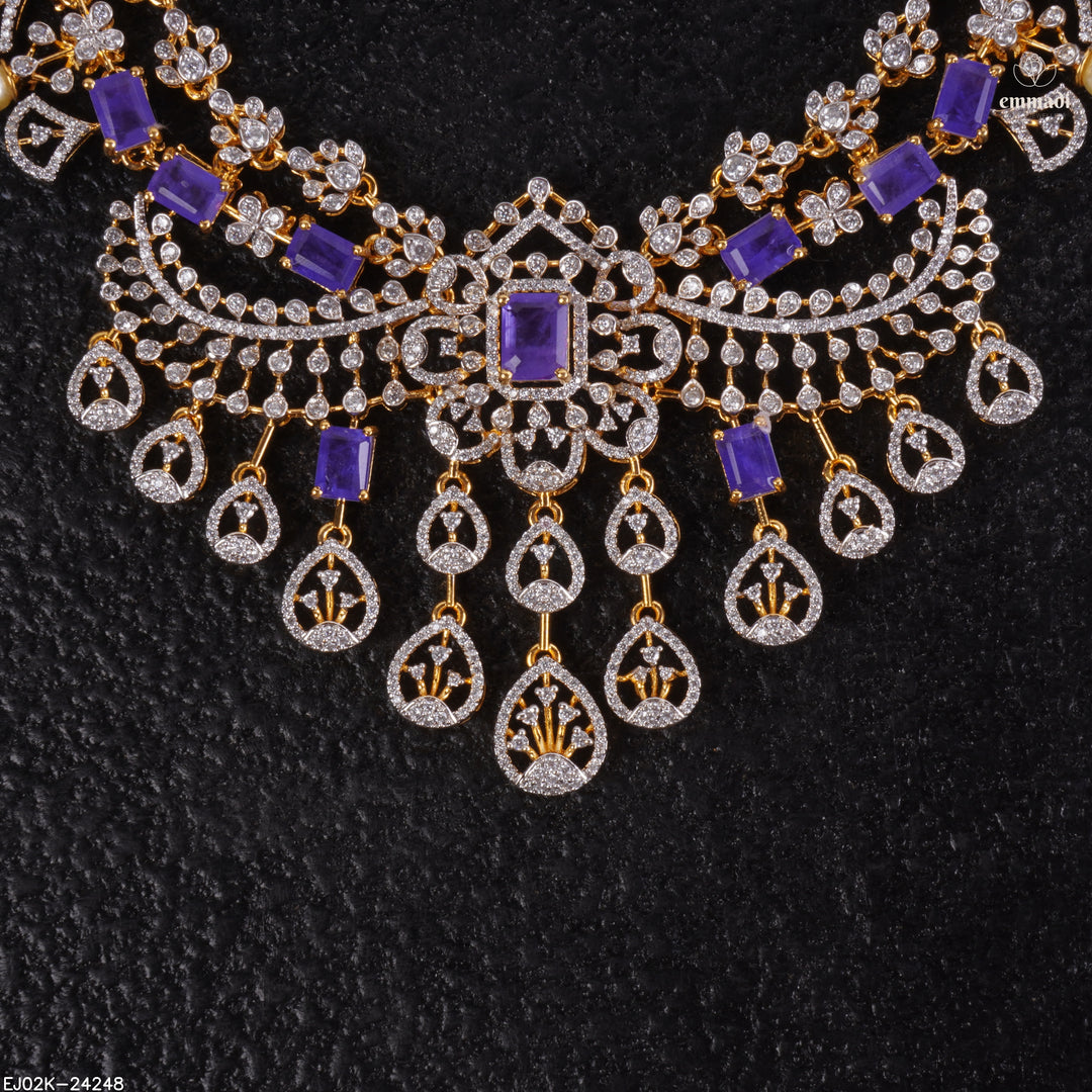 Short Necklace Premium Cz