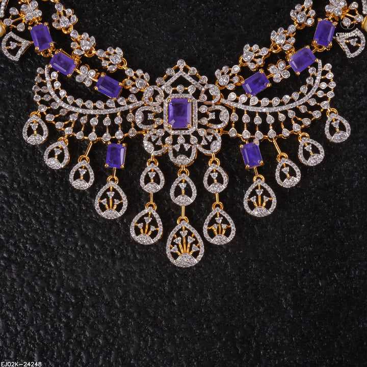 Short Necklace Premium Cz