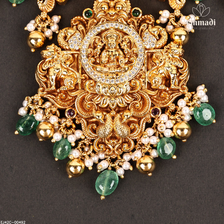Short Necklace Premium Nakshi