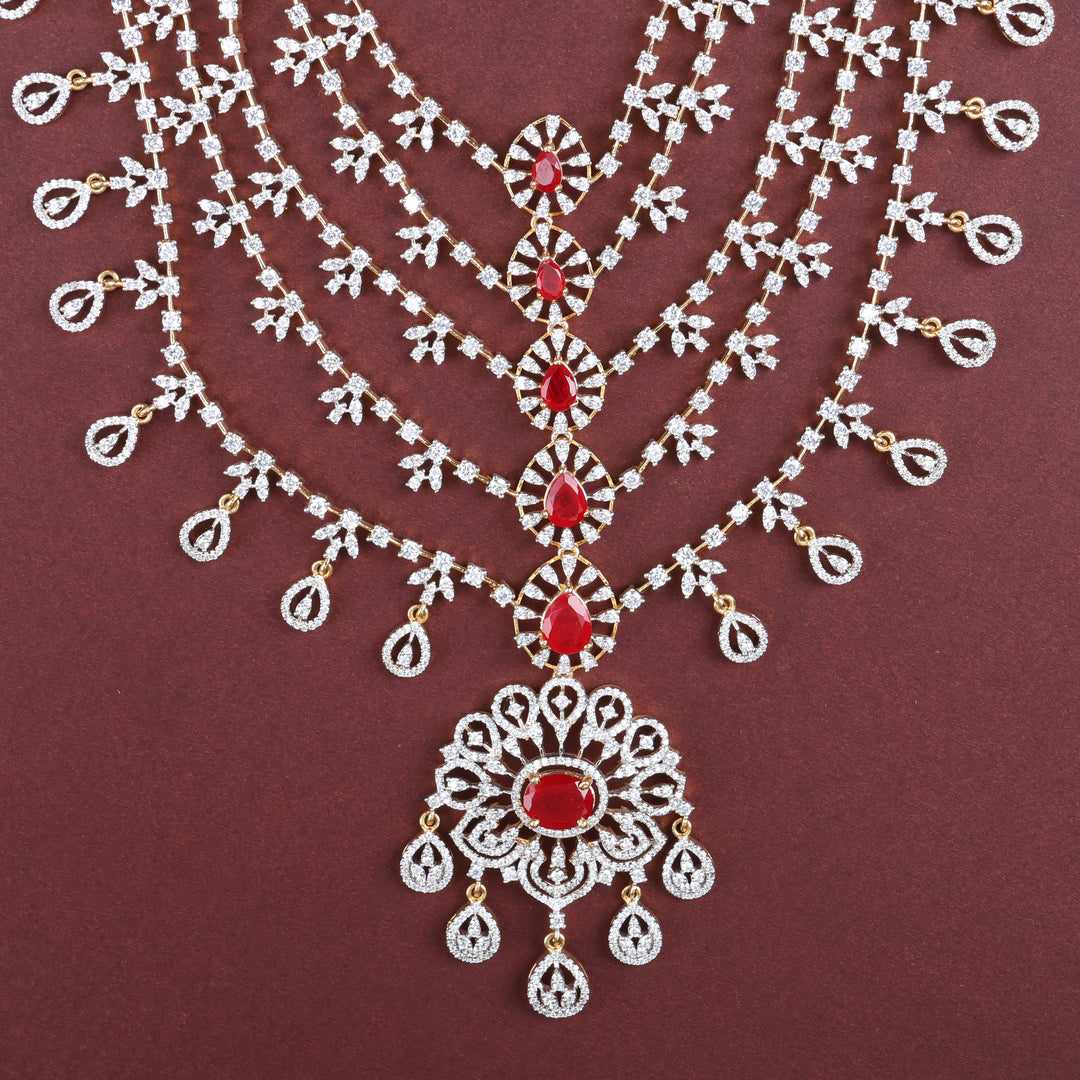 Long Necklace Premium Cz