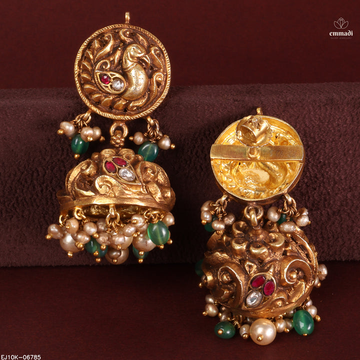 Jhumka Kundan Nakshi