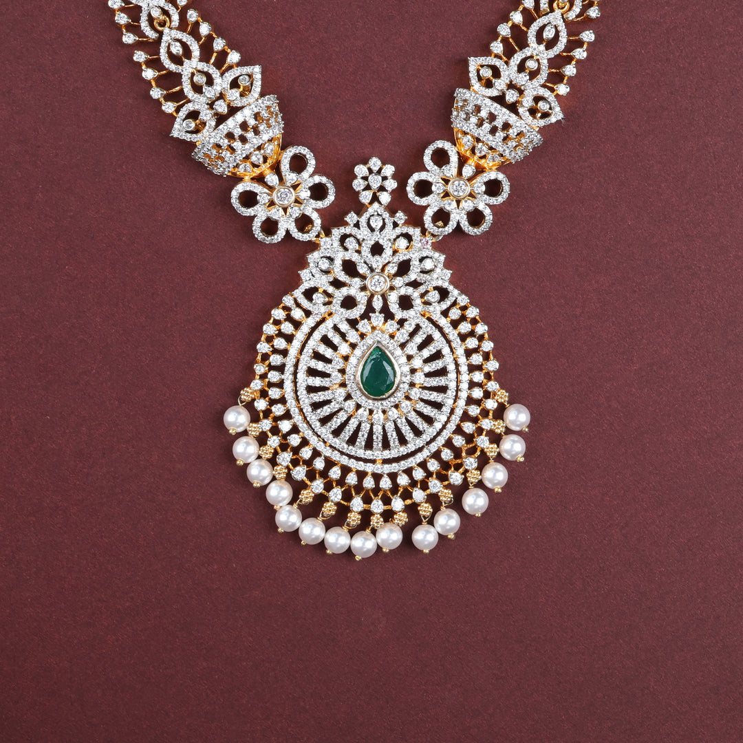 Long Necklace Premium Cz
