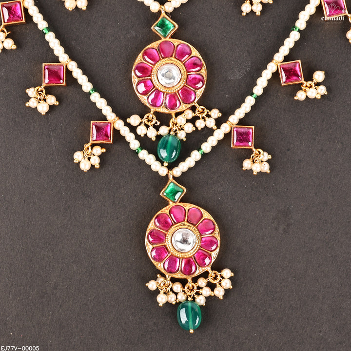 Long Necklace Kundan