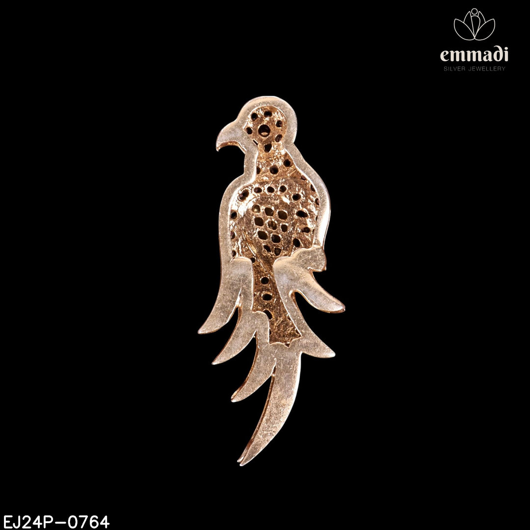 Pendant Brouch Moissanite