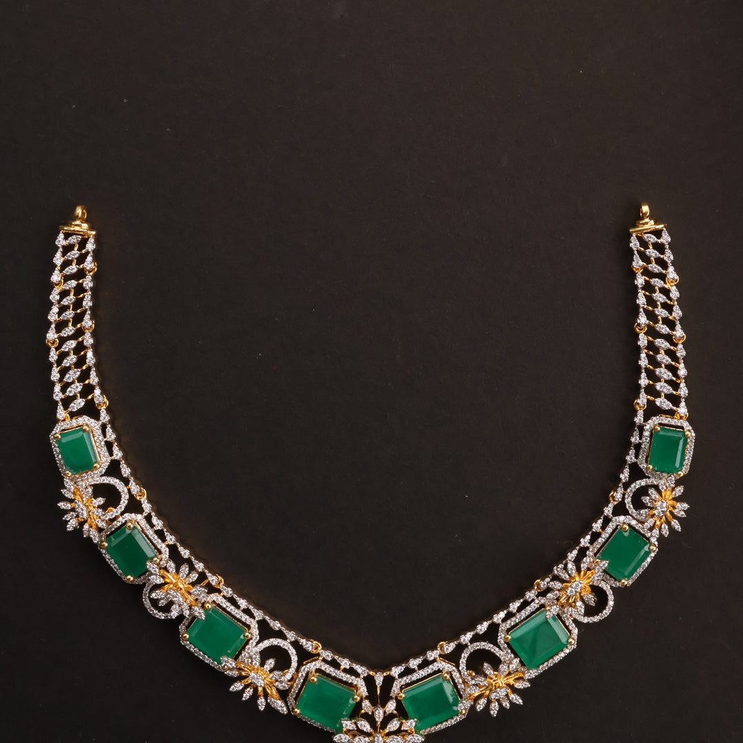 Short Necklace Premium Cz
