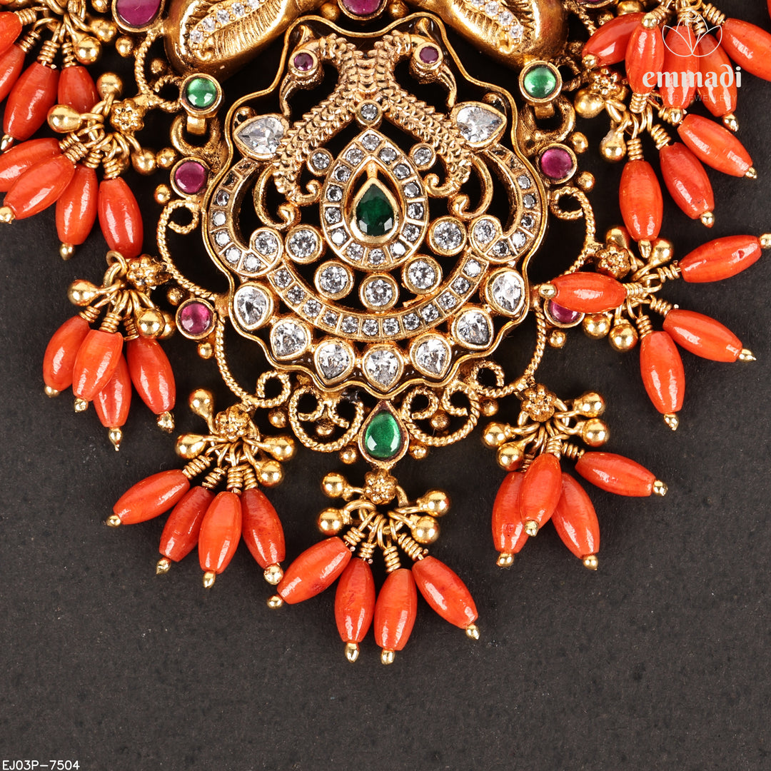 Short Necklace Kundan Nakshi