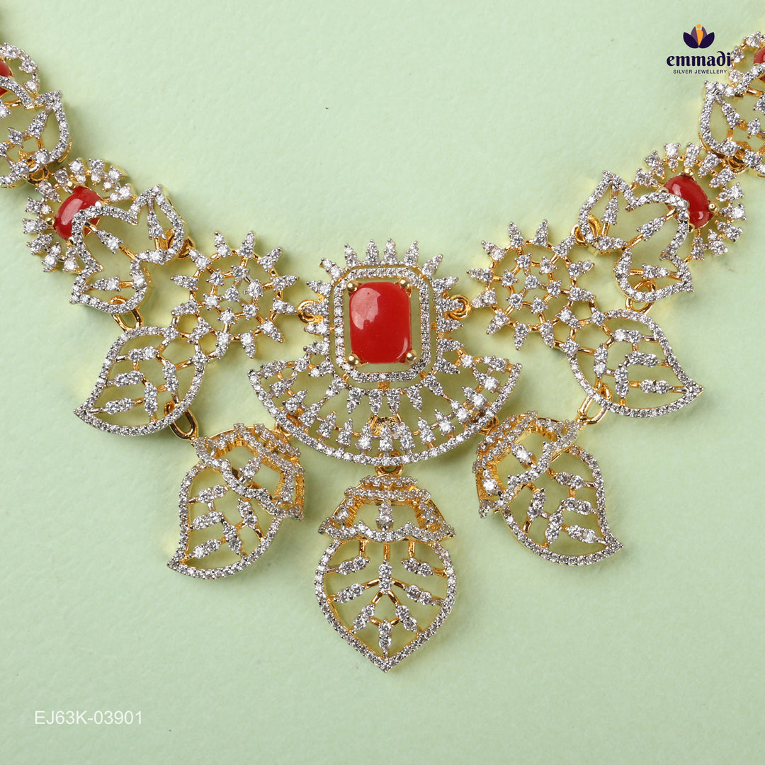 Short Necklace Premium Cz