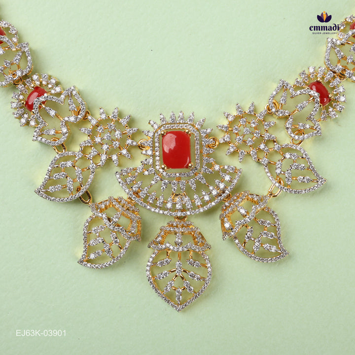 Short Necklace Premium Cz
