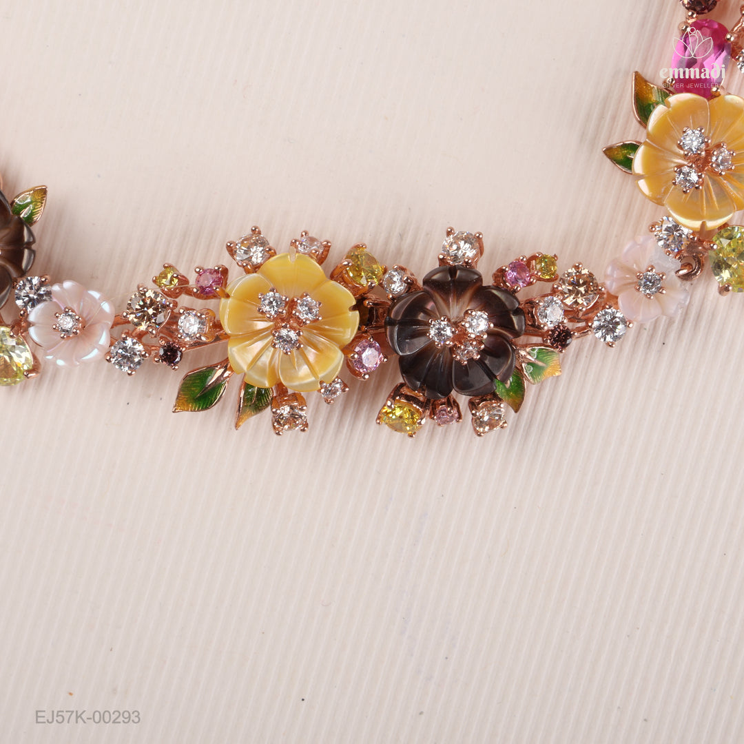 Short Necklace Gem Stone