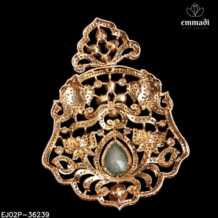 Pendant Brouch Moissanite