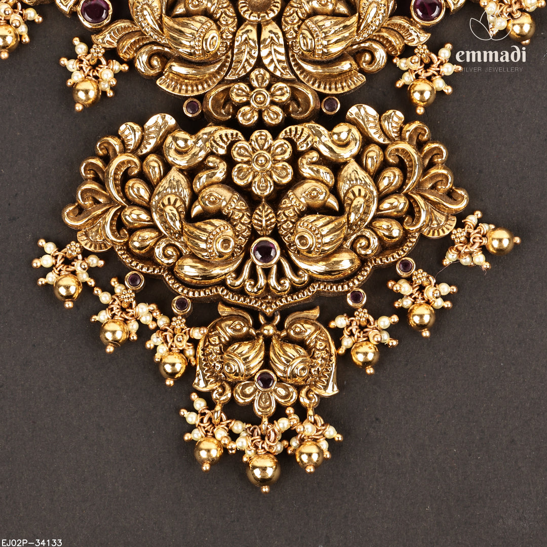 Short Necklace Premium Nakshi