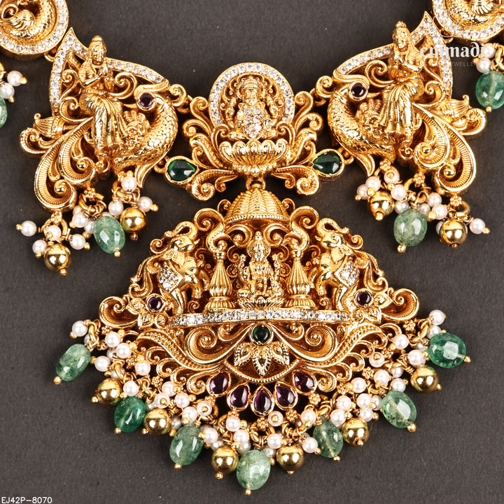 Short Necklace Premium Nakshi