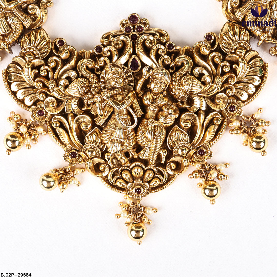 Long Necklace Premium Nakshi