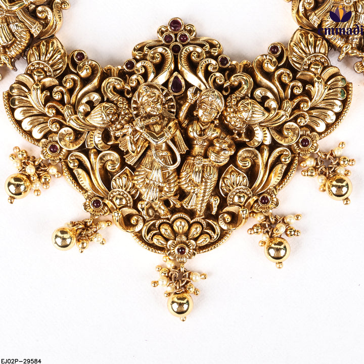 Long Necklace Premium Nakshi