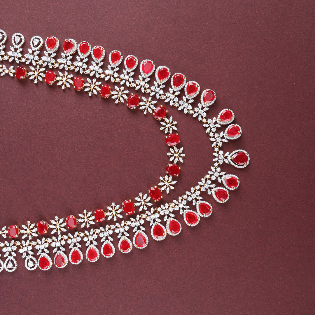 Long Necklace Premium Cz