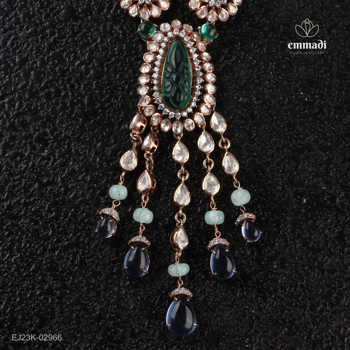 Long Necklace Gem Stone