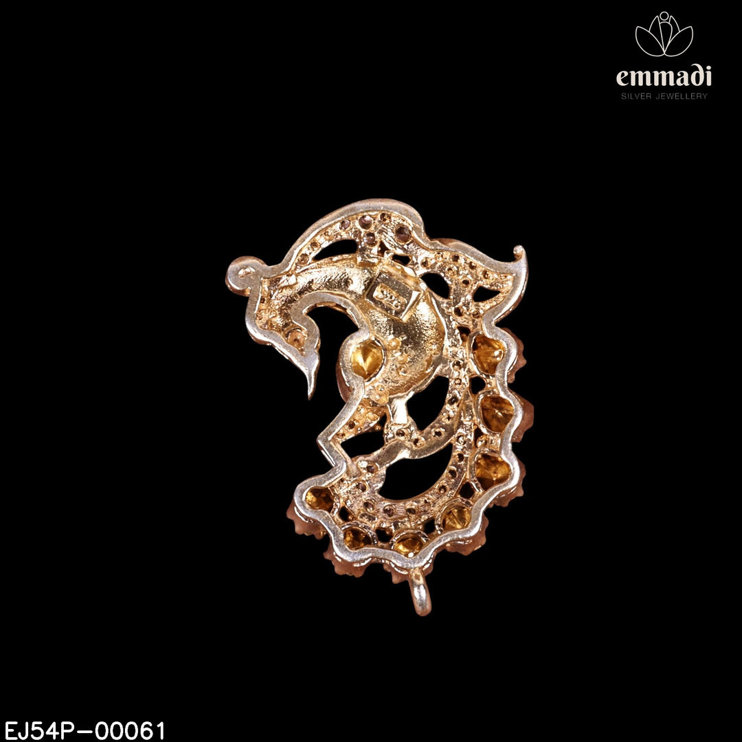 Pendant Brouch Moissanite