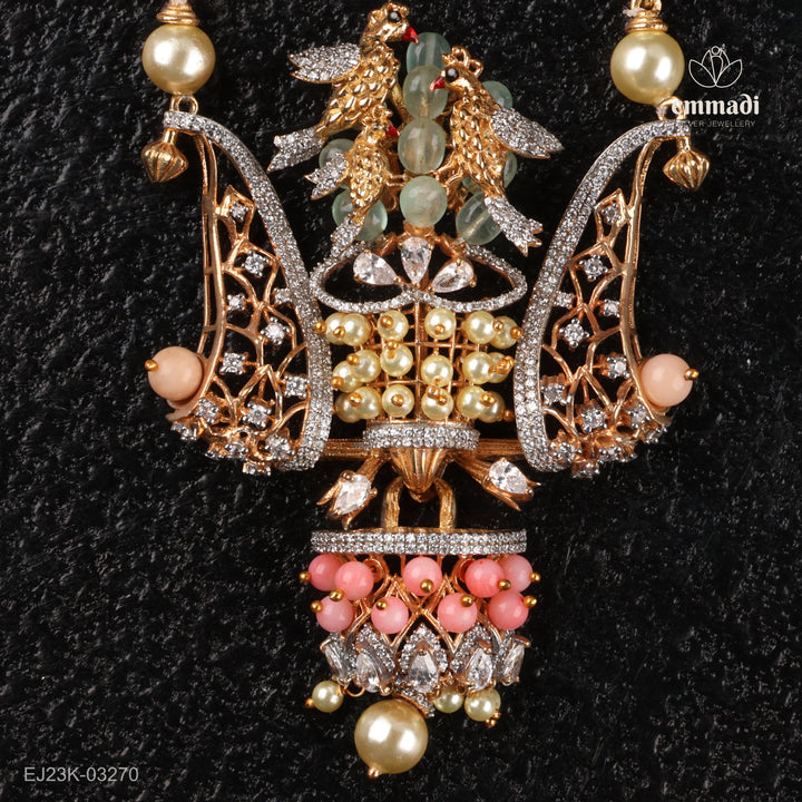 Long Necklace Gem Stone