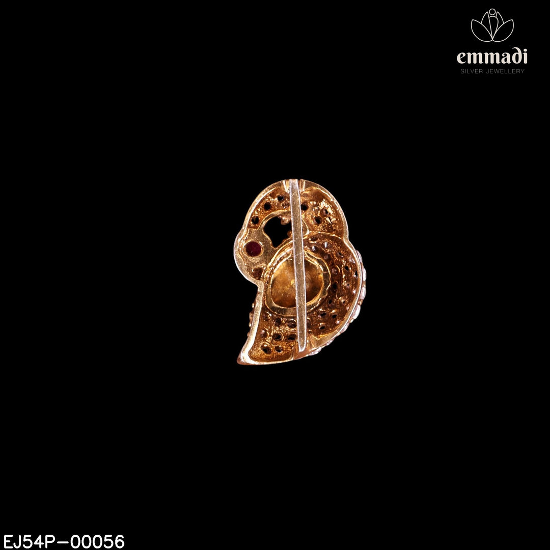 Pendant Brouch Moissanite