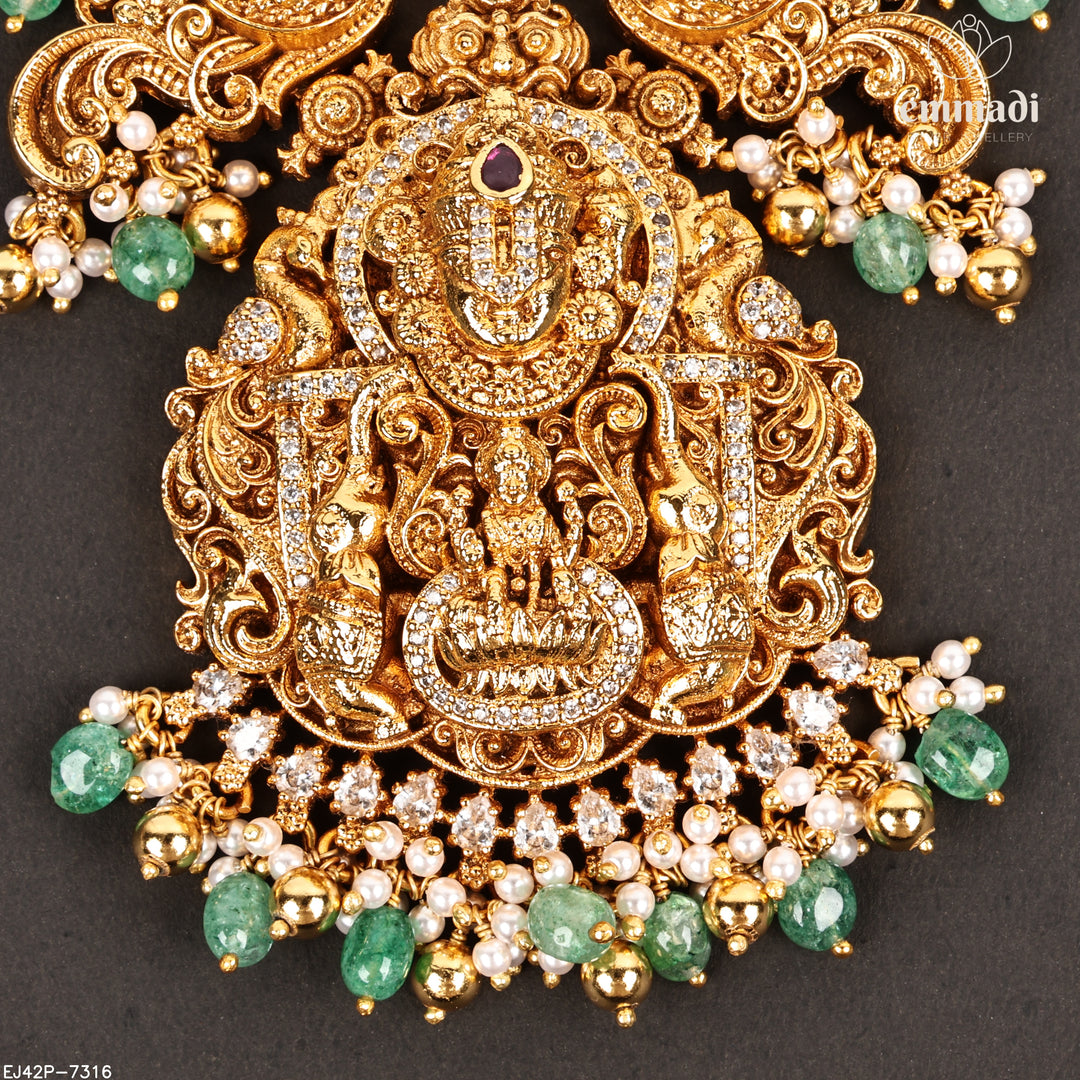 Short Necklace Premium Nakshi