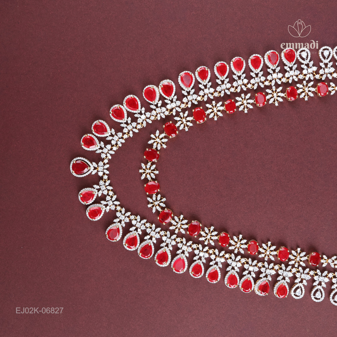 Long Necklace Premium Cz