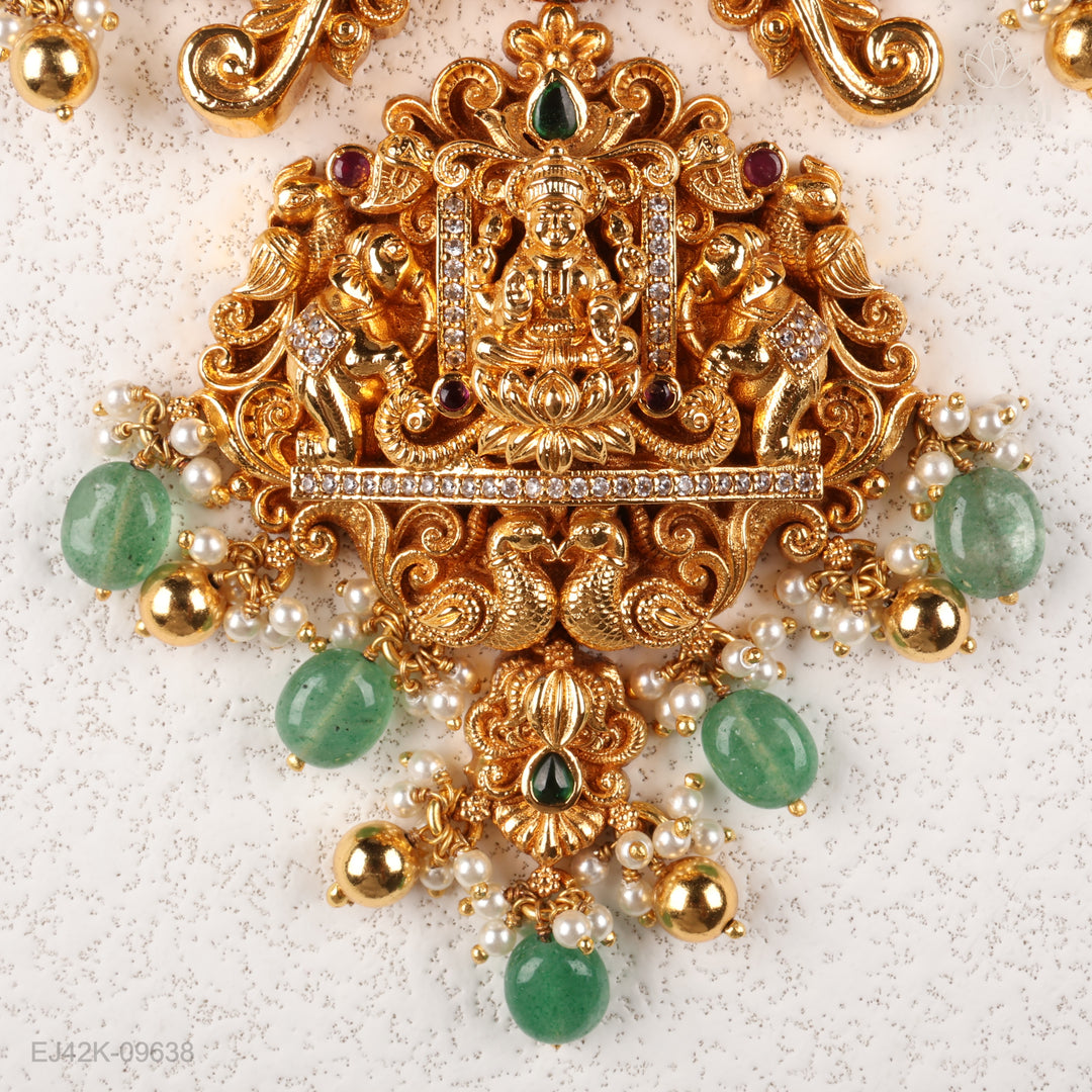 Short Necklace Premium Nakshi