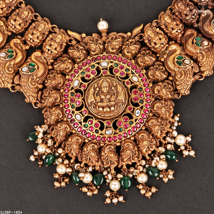 Short Necklace Kundan Nakshi