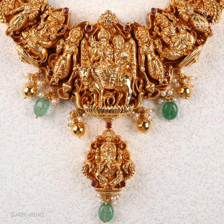 Short Necklace Premium Nakshi