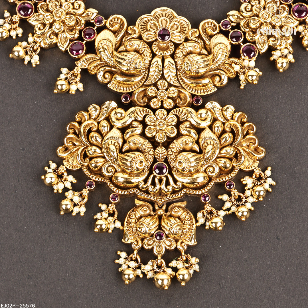 Short Necklace Premium Nakshi