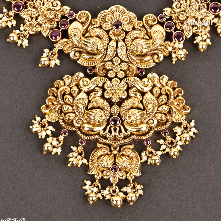 Short Necklace Premium Nakshi