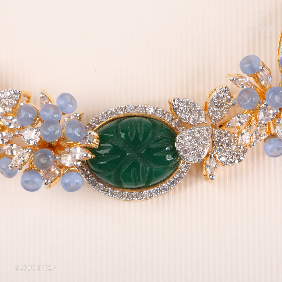 Short Necklace Gem Stone